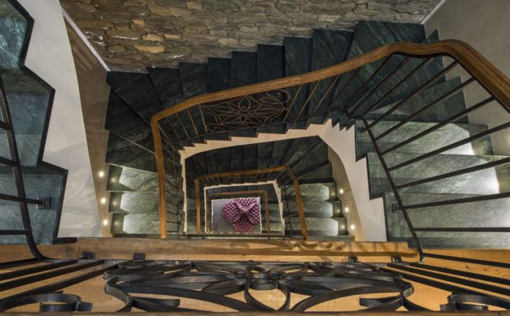 The Alpine Estate, Verbier, Spiral Stairs